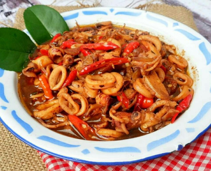 Cumi Basah Saus Teriyaki